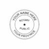 Notary Public Rubber Stamp A