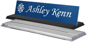 Acrylic Desk Base Engraved Signs