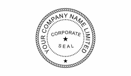 Corporate Seal Stamp (B)