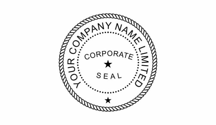 Corporate Seal Stamp (B)