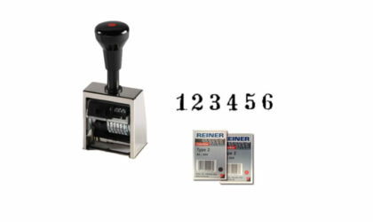 Reiner B6 Automatic Numbering Machine Stamp