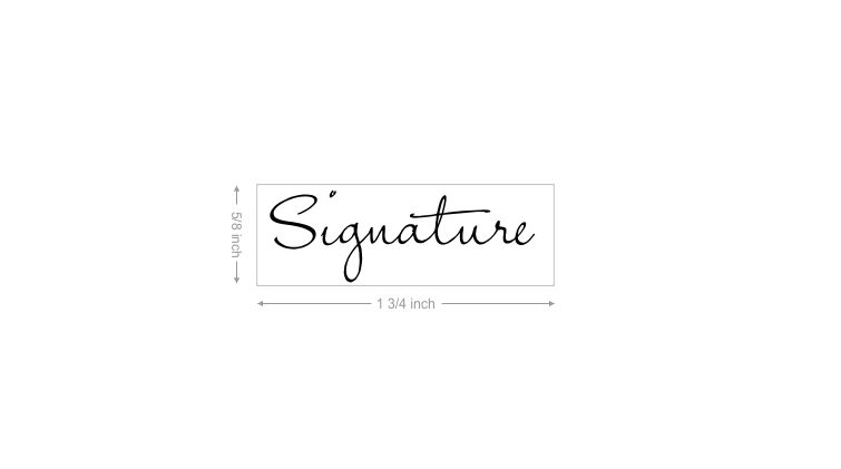 16mm Planner Stamp Cute Signature Stamp Signature Rubber Stamp 20mm Mini Stamps S958 Contract Stamp