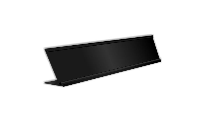 2x10 inch Black Aluminium Desk Holder