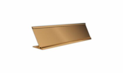 2x8 inch Rose Gold Aluminium Desk Holder
