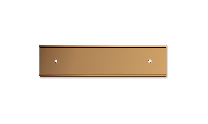 2x8 inch Rose Gold Aluminium Wall / Door Holder