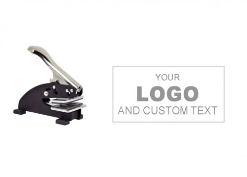 2 x 1 inch Custom Logo Desk Embosser