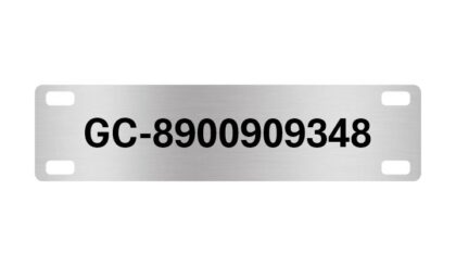 3 x 3/4 inch Stainless Steel Cable Tags