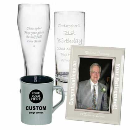 Glass and Ceramic Engraved Products