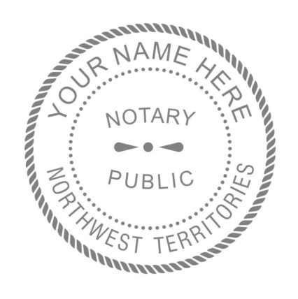 Northwest Territories Notary Public Seal Embosser