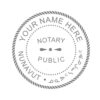 Nunavut Territory Notary Public Seal Embosser