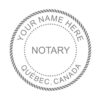 Québec Notary Public Seal Embosser