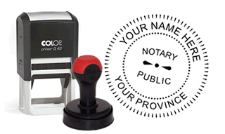 Notary Public Rubber Stamps