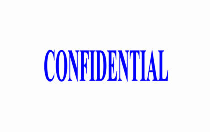 Trodat Printy 4911 Confidential Stock Stamp