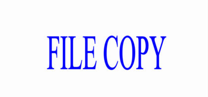 Easily mark your documents as file copies with the Trodat Printy 4911 File Copy Stock Stamp. Choose from black, blue, or red ink.