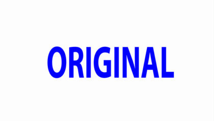 imprint size approx 14 x 37 mm | 1 1/2 x 1/2 inch Production Time: 1-2 days Ink Color: black, blue, or red Lifetime: approx 6,000 impressions Re-inkable: YES, use only Trodat replacement ink cartridge 6/4911, or any water-based stamp pad ink The Original Printy 4.0 is climate-neutral as standard. Two special grip zones allow a cartridge exchange without touching the ink reservoir—for guaranteed clean fingers. The Original Printy 4.0's crystal-clear positioning window also enables accurately placed imprints. The transparent bottom edges allow for precise alignment.