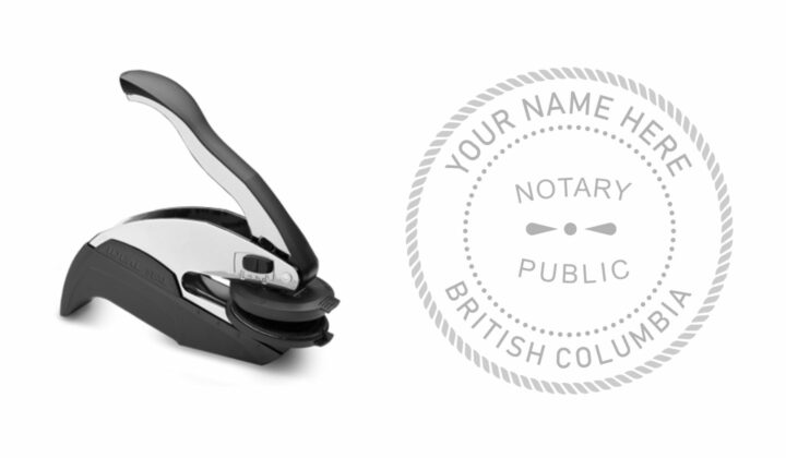 British Columbia Notary Public Seal Embosser | Ideal-Trodat Model