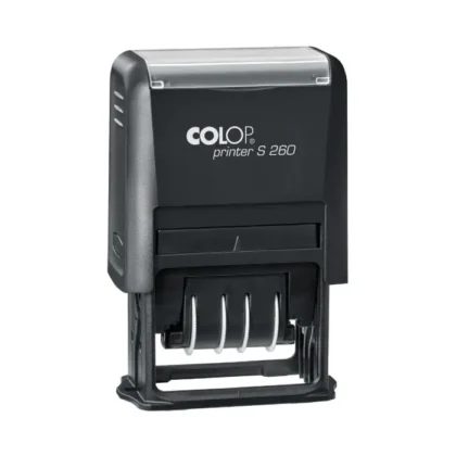 Colop S260 Self-Inking Date Stamp - 24 x 45 mm | 1 x 1 5/8 inch