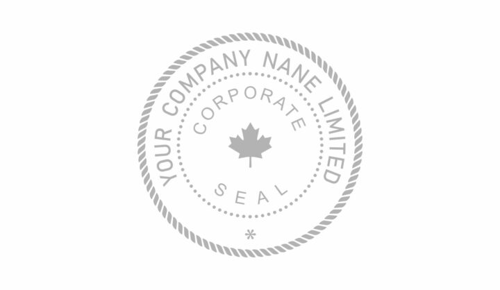 Corporate Seal Embosser Maple Leaf