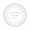 The Owners Condominium Corporation Embossing Seal