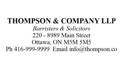 Company Name Address Stamp (Legal)