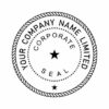 Corporate Seal Stamp (C)