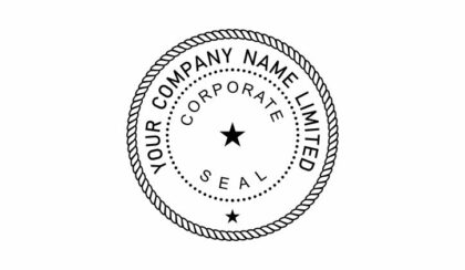 Corporate Seal Stamp (C)