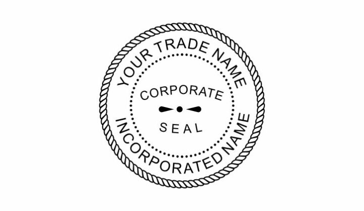 Trade Name Corporate Seal Stamp