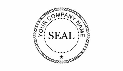 Non-Incorporated Corporate Seal Stamp