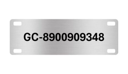 3 x 1 inch Stainless Steel Cable Tags
