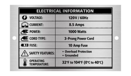 5 x 3 inch Stainless Steel Plates w/ 2 holes