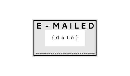 Emailed Stock Date Stamp